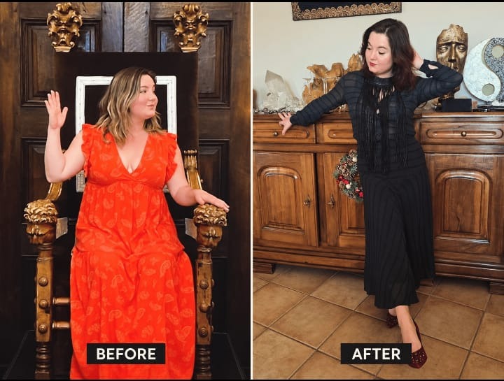 Female client transformation - Elegant silhouette