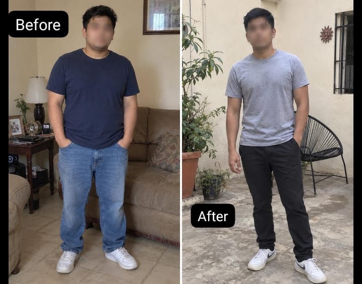 Male client transformation - Frame recomposition & everyday fit
